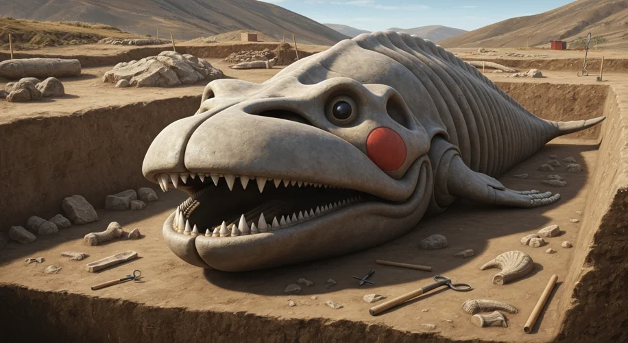 Fossil Discovery: Ancient Whale with a 'Pokémon Face' and Powerful Bite