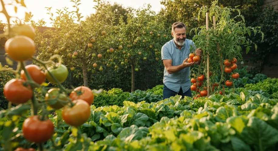 Transform Your Backyard into a Productive Vegetable Garden and Orchard
