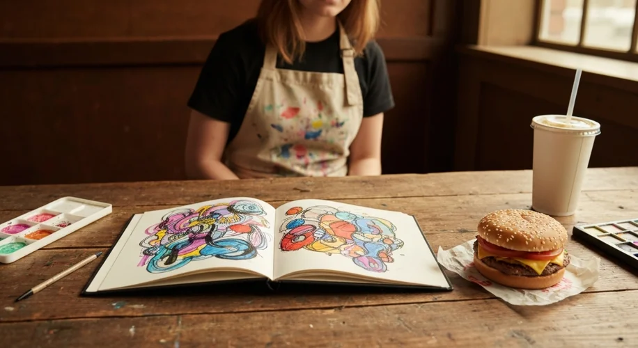 Anya Blake: Wendy's New Burger as Creative Inspiration