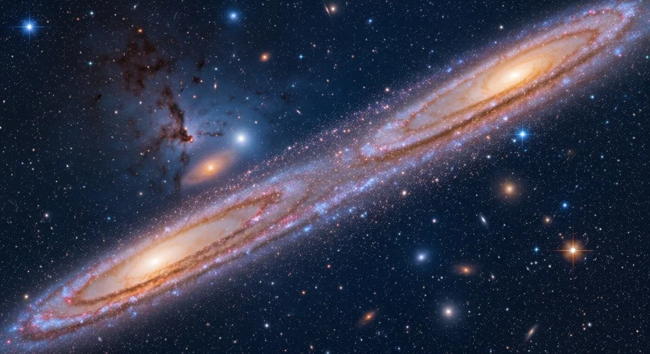 Scientists Capture Bridge of Stray Stars Being Sucked From One Galaxy to Another