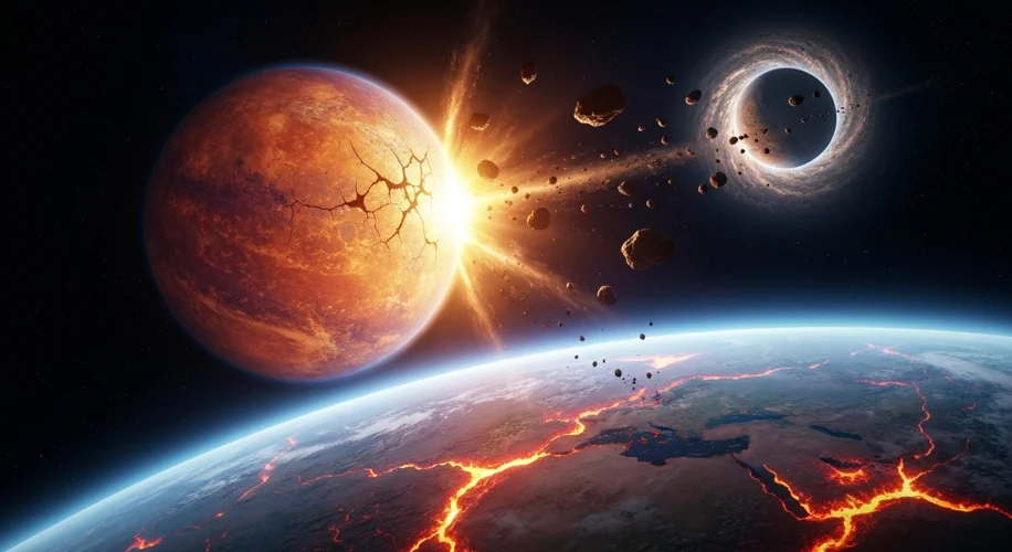 Cosmic Collision May Have Sparked Life on Earth