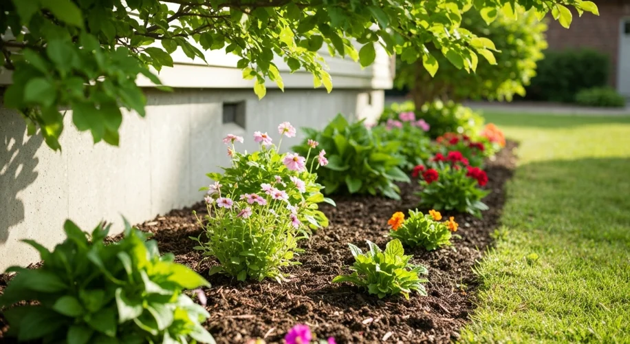 Flower Beds Near Foundation: Impact on Home Health & Drainage