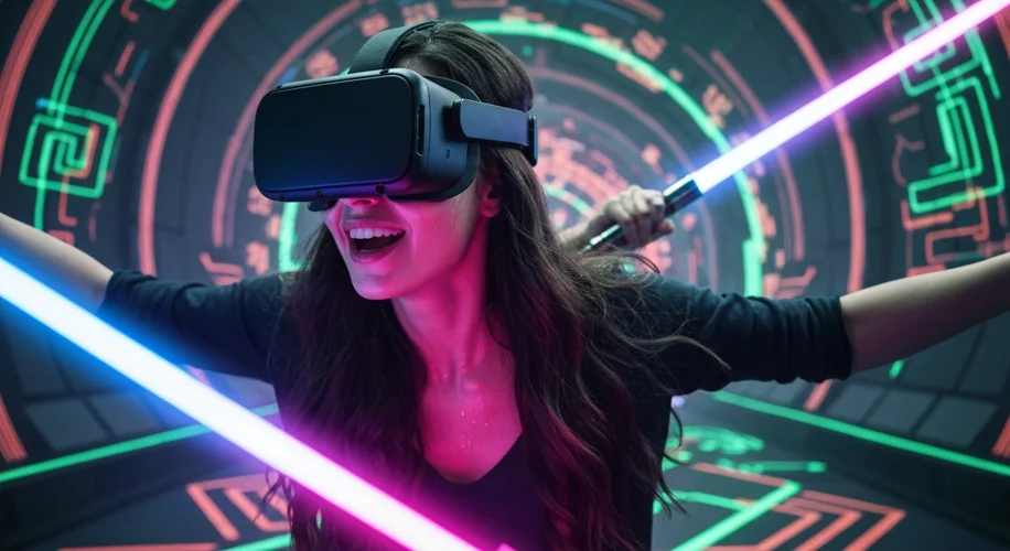 VR Fitness: Lose Weight Playing Games Like Beat Saber