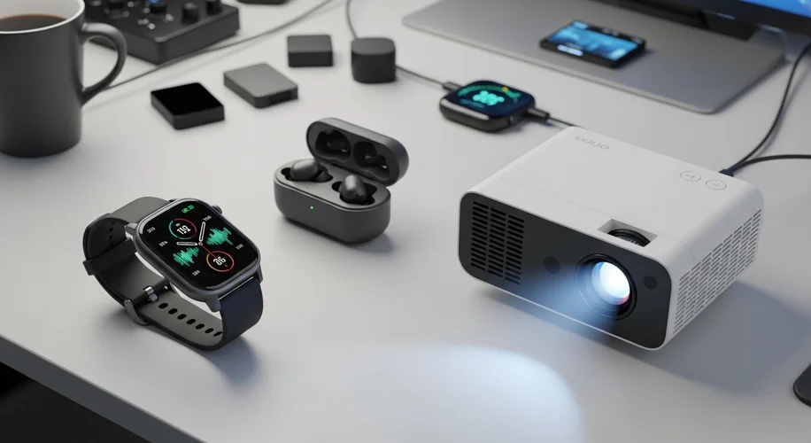 Mateo's Tech Review: ChronoWatch X, AuraBuds Pro, and SpectraBeam Projector