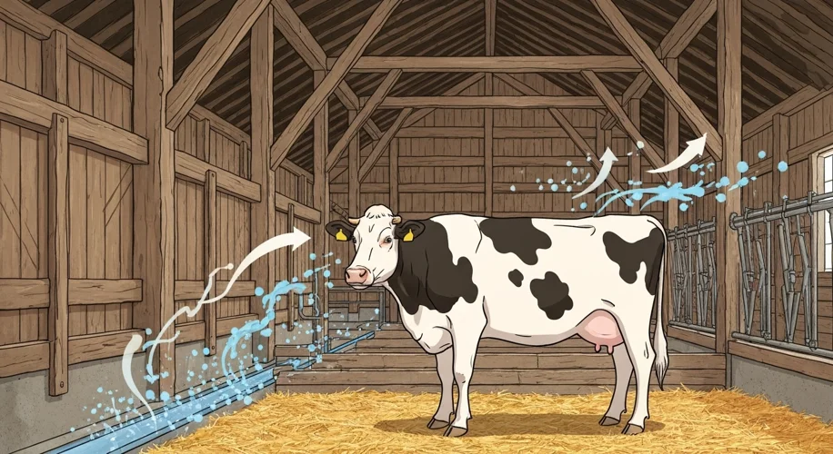 Air & Wastewater: New H5N1 Spread Routes on Dairy Farms?