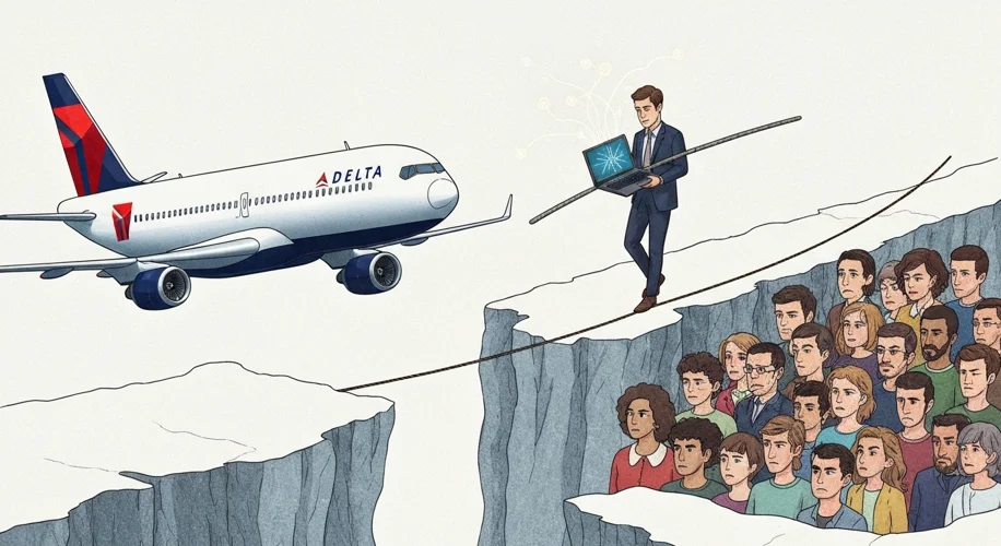Delta's AI Pricing Backlash: Navigating the AI Tightrope
