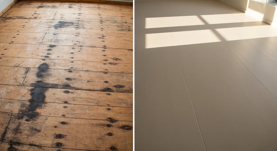 Plywood Floor Odor Removal Guide: Sanding vs. Painting