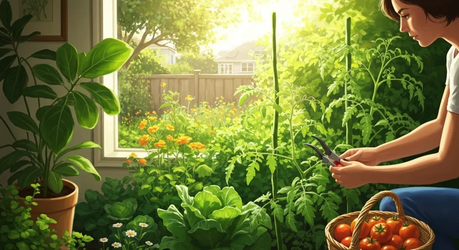 Managing Abundant Plant Growth: Repotting, Pruning & Thriving Gardens