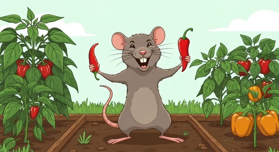Garden Rat Battle: My Escalating Chili Pepper War