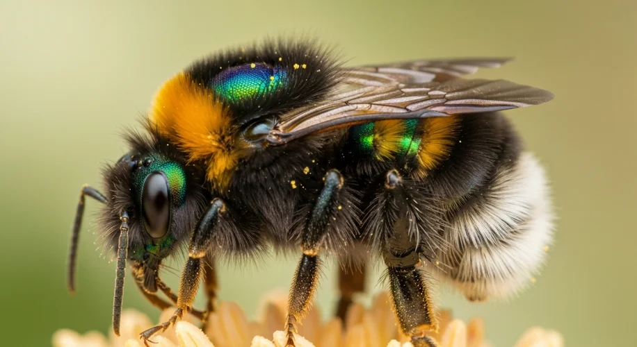 What's Wrong With This Bee? Three Wings, One Broken?