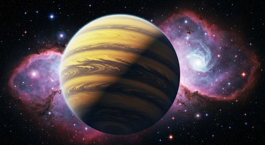 Webb Telescope Spots Bizarre Sulfur Rain on Distant Exoplanet