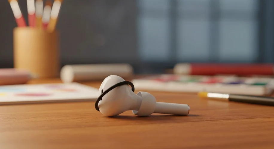 Earbud Grip Hack: Keep Your Earbuds Secure with Rubber Bands