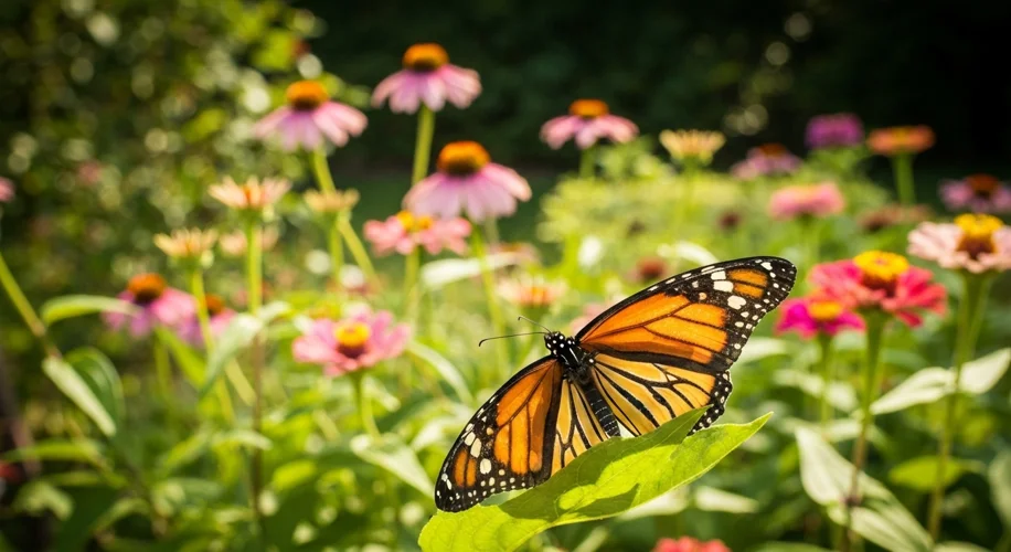 Nurturing Nature: Injured Butterfly Inspires Garden Practices