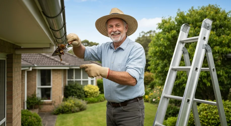 DIY Gutter Cleaning and Ladder Safety for Homeowners