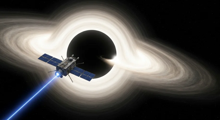 Visiting a Black Hole: A 100-Year Journey for a Tiny Spacecraft