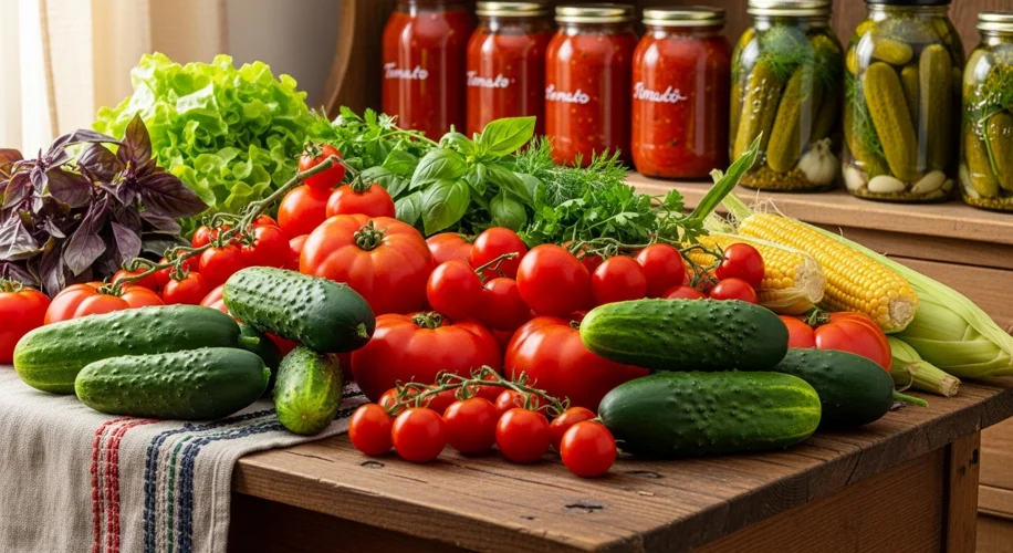 Preserving Summer's Bounty: Easy Tomato Sauce & Quick Pickles