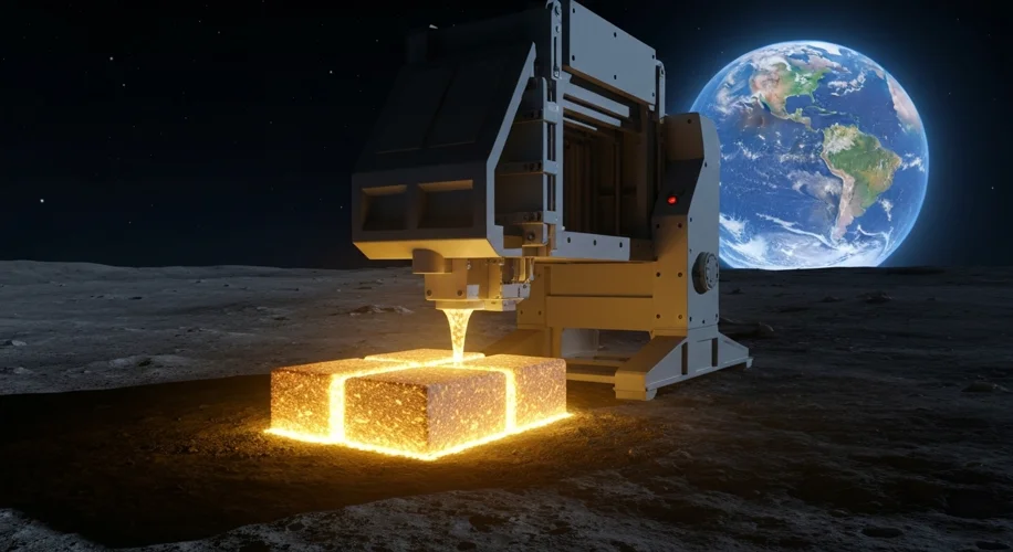 Moon Bricks: Building Future Lunar Cities with Regolith