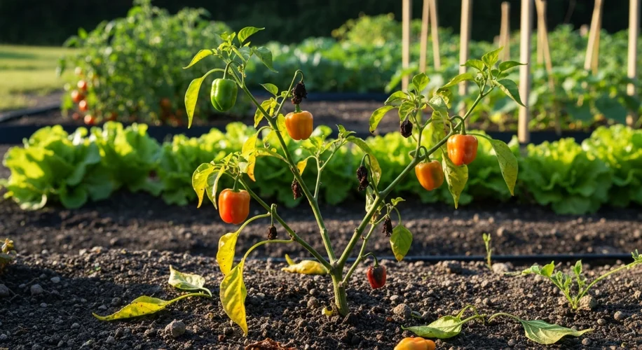 Community Garden Thief Strikes Again! RIP Habanero Harvest!