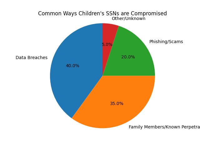 Common ways children's SSNs are compromised