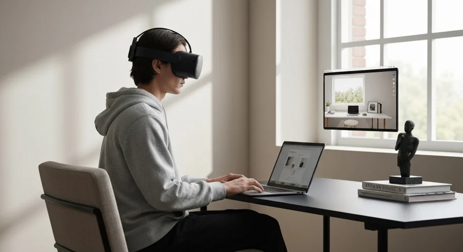 Simple Head-Mounted Displays (HMDs) for Office Work and Programming