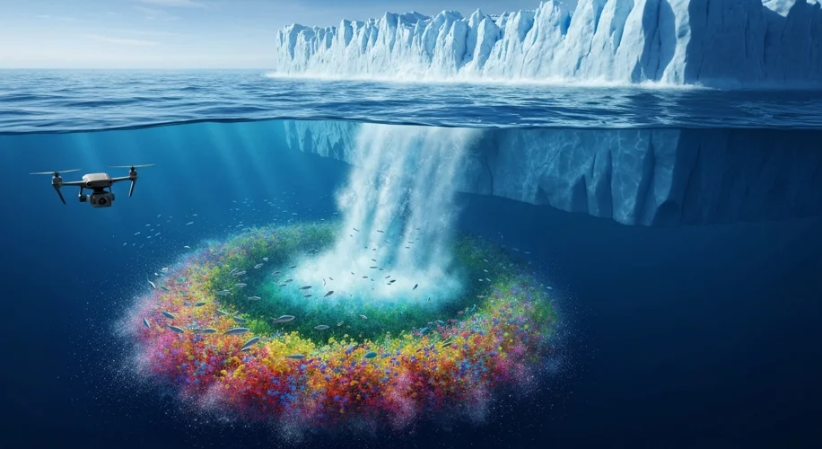 Greenland's Melting Glaciers Fuel Marine Life: NASA Supercomputer Insights