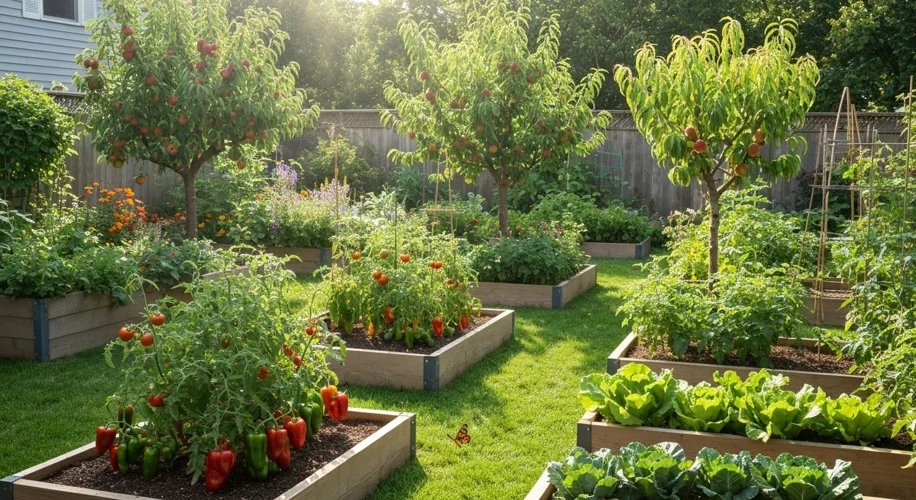 Transform Your Suburban Backyard into a Thriving Edible Oasis