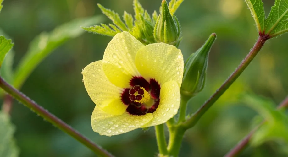 Admire Okra Flowers: Unseen Beauty in Your Garden